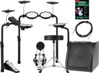 XDrum DD-250P E-Drum Kit Live Set- Elektronisches Schlagzeug mit Mesh Head- und