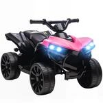 AIYAPLAY Kinder Quad Elektro 6V Elektrischer Kinderquad 37-72 M. Rosa | Musik,