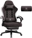 GTPLAYER Gaming Stuhl Stoff, Gaming Sessel mit Taschenfederkissen, ergonomischer