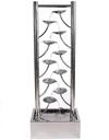 K&Ouml;HKO&reg; Wasserwand ca. 97CM aus Edelstahl in Bl&auml;ttenform mit LED-Beleuchtung