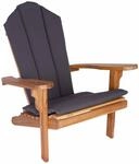 vidaXL Garten-Adirondack-Stuhl Natur Massivholz Teak