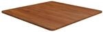 vidaXL Tischplatte Quadratisch Dunkelbraun 70x70x1,5cm Eiche Behandelt