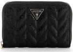 GUESS Geldb&ouml;rse Stacey SLG Zip Around Wallet Black schwarz