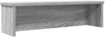 vidaXL K&uuml;chenregal Stapelbar Grau Sonoma 60x15x16 cm Holzwerkstoff