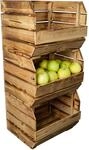 Kistenkolli Altes Land Kartoffelsteige 40x33x30 cm Gem&uuml;sekiste Obsthorde...