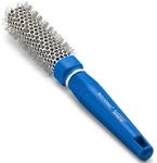 Bio Ionic BlueWave Round Brush Small, NanoIonic Conditioning Brush, Crimped bristles