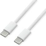 VALUE USB 2.0 Kabel, Typ C-C, ST/ST, 60W, wei&szlig;, 3 m