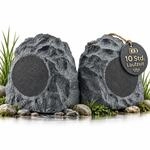 McGrey SSB-420 GY/ED Bluetooth Gartenlautsprecher Paar, Steinoptik, IPX5 | 2 x...