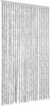 vidaXL Fliegenvorhang Grau 100x200 cm Chenille