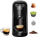BEPER P101CAF200 Amata 4-in-1 Espressomaschine, 20 Bar, kompatibel mit Nespresso&reg;-