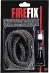 FireFix 2047 Keramikkordel als Rundkordel, Durchmesser &oslash; 14 mm (grau) 2 m lang,