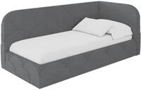 ALTDECOR Jugendbett ohne Matratze - ELRY 80x200 Dunkelgrau | Kinderbett...