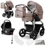 Bergsteiger Capri Kombikinderwagen 4-in-1 Babywanne Sportsitz Isofix |...