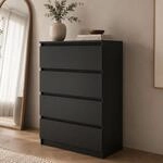 Home Collective Kommode Sideboard mit 4 Schubladen | Schubladenkommode