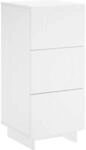 vidaXL Sideboard Wei&szlig; 33.5 x 34.5 x 75 cm Holzwerkstoff | Die glatte...