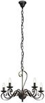 Lindby Kronleuchter Shervan (Retro, Vintage Antik) in Braun aus Metall (5...