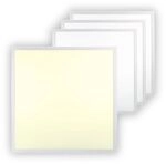 ENOVALITE 4er Pack LED Panel 62x62 cm, 36W 3600lm, 3000K Warmwei&szlig; |...
