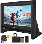 VEVOR aufblasbare Filmleinwand Projektion Beamer Leinwand aus 600D,