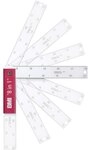 BMI 716200137 Tischler/Mitre Octo Quadrat 8 in 2,5 cm 200 mm, wei&szlig;