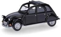 Herpa Citro&euml;n 2 CV mit Queue Modellauto im Ma&szlig;tstab 1:87 | Originalgetreues