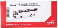 Herpa Minikit Setra 215 HDH, wei&szlig; Modellbausatz im Ma&szlig;stab 1:87 | Originalgetreuer
