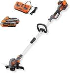 FUXTEC Akku Motorsense FX-E2RTSET &bull; 2x20V &bull; 30 cm Schnittbreite &bull; 8000...
