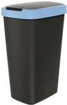 Keden Compacta Q M&uuml;lleimer mit Schwing- und Klappdeckel 45L Kunststoff...