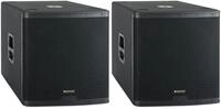 Pronomic C-118SA Aktiv Subwoofer 2X Set - 1600 Watt Peak / 800 Watt RMS - 18"