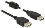 DeLock Verl&auml;ngerungskabel USB 2.0 Typ-A Stecker > USB 2.0 Typ-A Buchse 1,5 m...