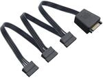 SilverStone Technology CP06-L, Superflexible 1-zu-3-SATA-Stromanschl&uuml;sse, Zwei