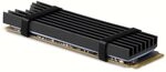 AXAGON CLR-M2L6 passiver M.2-SSD-Kuhlkorper - 2280, 6mm Hohe, Aluminium, schwarz