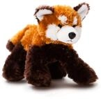 Aurora World 31386 - Mini Flopsie - Panda, 20.5 cm, rot
