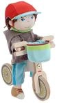 HABA Laufrad-Set Lian &ndash; Holz-Laufrad mit Puppe Lian, Fahrradhelm und...