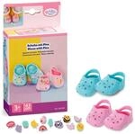 BABY born Schuhe mit Pins, 2 Paar f&uuml;r 43 cm Puppen | 2 Paar Schuhe, 12 Deko-Pins,