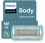 Philips BodyGroom Ersatzscherfolie &ndash; Rasiersystem mit Dreifachschutz, gr&uuml;ndliche
