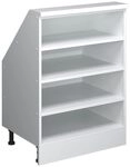 Vicco Dachschr&auml;genschrank Rion, Wei&szlig;/Wei&szlig; | Offener Stauraum &middot; Tiefe 46 cm...