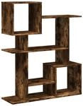 vidaXL Raumteiler-B&uuml;cherregal R&auml;uchereiche 92x29x112 cm Holzwerkstoff