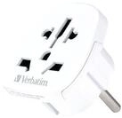 Verbatim World-to-Europe Steckdosenadapter WTEU‑01, Reiseadapter f&uuml;r...