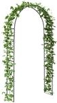 vidaXL Gartenbogen Schwarz 115 x 37 x 231 cm