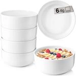 S&Auml;NGER M&uuml;slischalen Marlo 6 tlg, M&uuml;sli Sch&uuml;ssel Set 6 Personen | Porzellan...