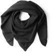 Street One Damen Feinstrick Dreieckstuch in Unifarbe | anthracite melange A