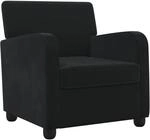 vidaXL Sessel Schwarz Samt