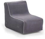 Aufblasbarer Sessel mit Fu&szlig;pumpe, Luftsofa f&uuml;r Garten, Balkon & Terrasse 