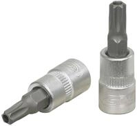 KS Tools 1/4' Bit-Stecknuss Torx mit Stirnlochbohrung, TB25, auf H&auml;nger