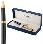 Waterman H&eacute;misph&egrave;re Tintenroller | Opera Kollektion | Schwarz und Gold | Feiner