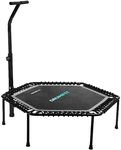 Cecotec Fitness Trampolin f&uuml;r Erwachsene, &Oslash; 92-127 cm, abnehmbar und faltbar,