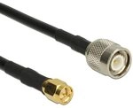 DeLOCK 89507 10 m TNC SMA schwarz Kabel Koaxial &ndash; Kabel Koaxial (TNC, SMA,...