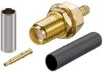 Wentronic RP-SMA Crimpbuchse f&uuml;r RG-174 und RG-316