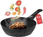 RESTO 93040 Bratpfanne 24 cm tiefe Pfanne - Wokpfanne mit vierschichtiger