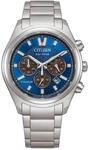 Citizen Eco-Drive Herrenuhr Chronograph Solar Titan/Blau CA4750-51L